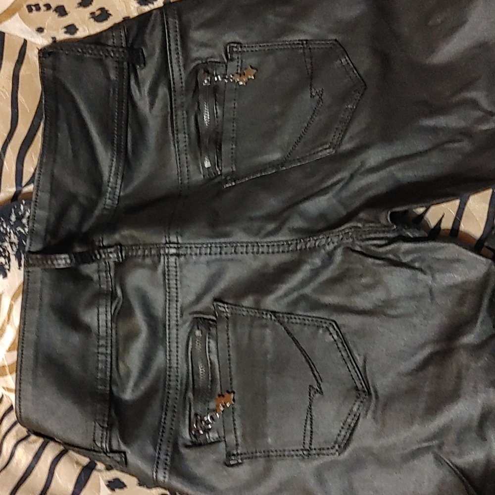 Faux Leather Pants Sz M